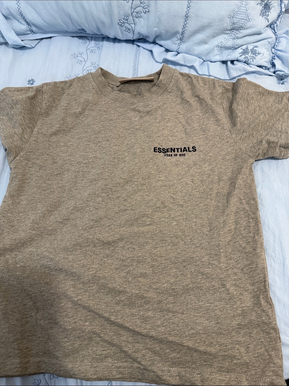 Essentials Men’s Heather Gray Short Sleeve Crew Tee